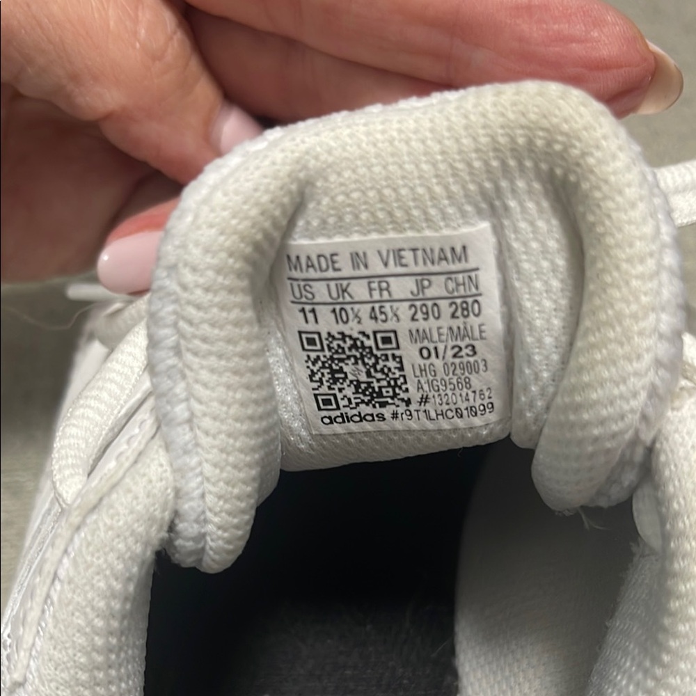 Adidas All-White Performance Sneakers - Picture 2 of 4